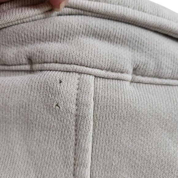 James Perse Jacket Womens 2 Medium Gray Double Breasted Knit Blazer Pockets Coat - Picture 11 of 11